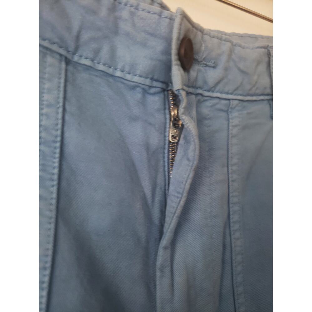 Everlane The Tourist Cotton/Linen Blend Bermuda Short in Horizon Blue Size 00 - Picture 4 of 6